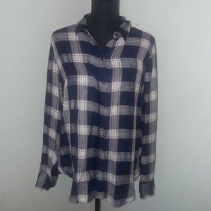 Lucky Brand Plaid Shirt EUC Size Medium